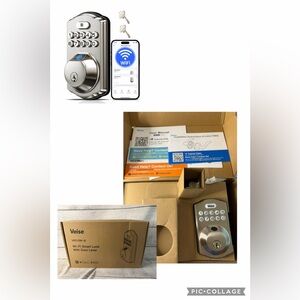 Built-in WiFi Fingerprint Smart Door Lock, App Remote Control